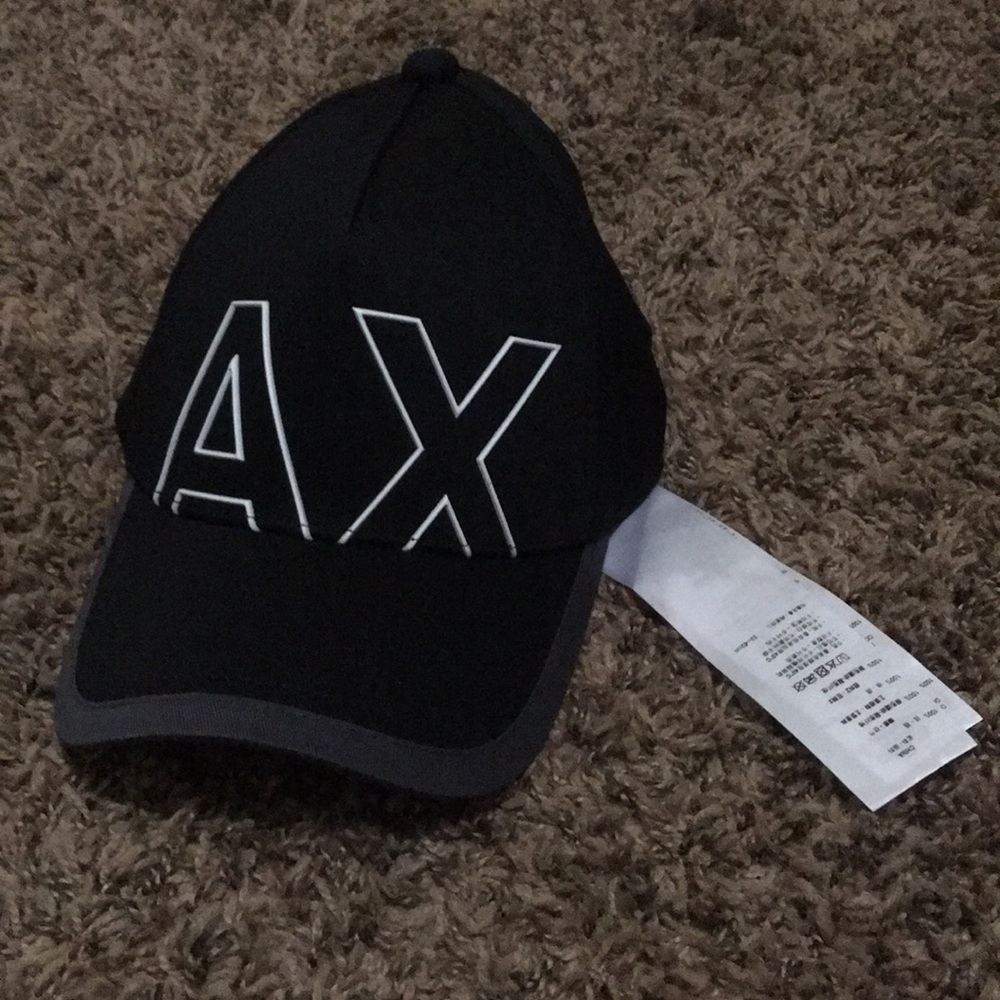 Black Armani Exchange hat